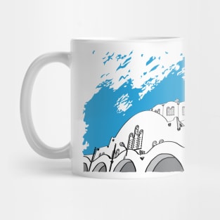 Santorini SKY LANDSACAPE Mug